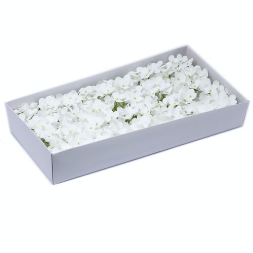 CSFH-39 - Craft Soap Flowers - Hyacinth Bean - White - Sold in 36x unit/s per outer