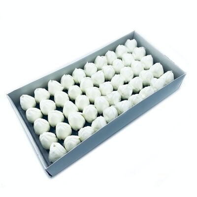 CSFH-49 - Craft Soap Flower - Med Tulip - Ivory - Sold in 50x unit/s per outer
