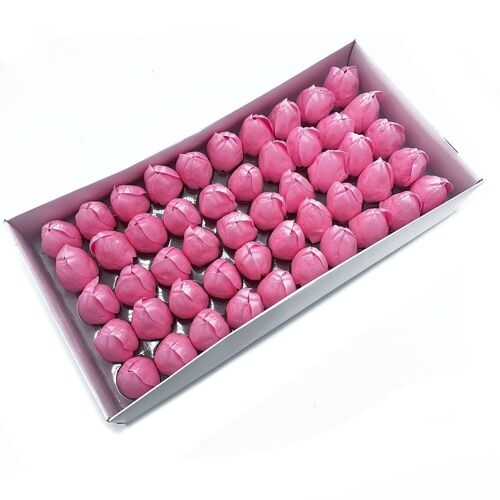 CSFH-53 - Craft Soap Flower - Med Tulip - Pink - Sold in 50x unit/s per outer
