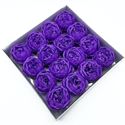 CSFH-57 - Craft Soap Flower - Ext Large Peony - Lavande - Vendu en 16x unité/s par extérieur