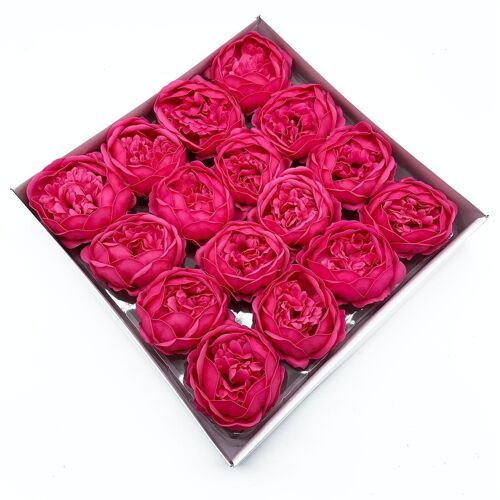 CSFH-59 - Craft Soap Flower - Ext Large Peony - Rose - Sold in 16x unit/s per outer