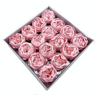 CSFH-60 - Craft Soap Flower - Ext Large Peony - Pink - Sold in 16x unit/s per outer