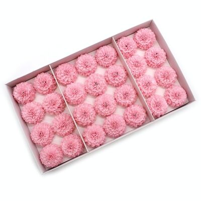 CSFH-64 - Craft Soap Flower - Small Chrysanthemum - Light Pink - Sold in 28x unit/s per outer
