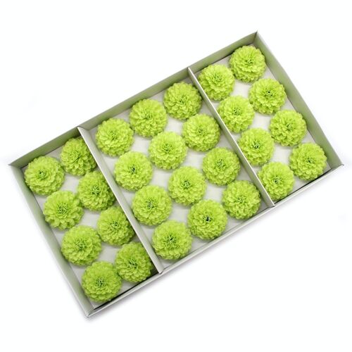 CSFH-65 - Craft Soap Flower - Small Chrysanthemum - Light Green - Sold in 28x unit/s per outer