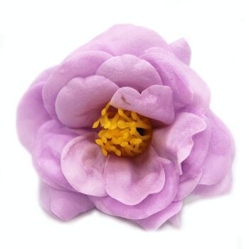CSFH-70 - Fleur de Savon Artisanal - Camélia - Violet Clair - Vendu en 36x unité/s par extérieur 5