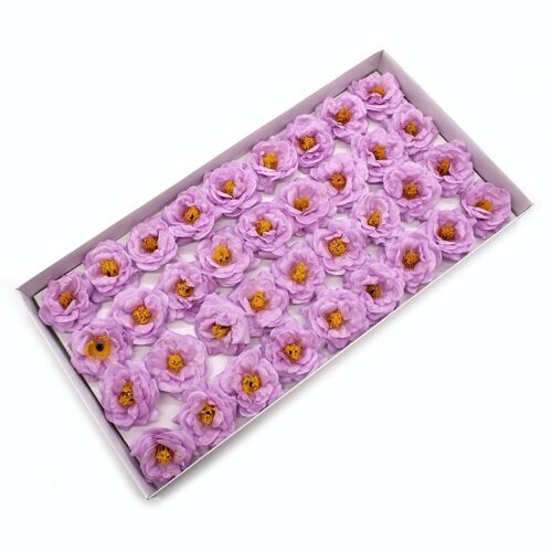 CSFH-70 - Craft Soap Flower - Camellia - Light Purple - Sold in 36x unit/s per outer