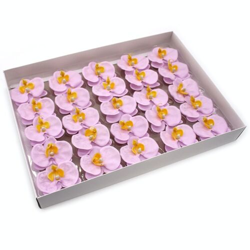 CSFH-77 - Craft Soap Flower - Orchid - Purple - Sold in 25x unit/s per outer
