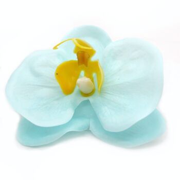 CSFH-79 - Fleur de Savon Artisanal - Orchidée - Bleu - Vendu en 25x unité/s par extérieur 5