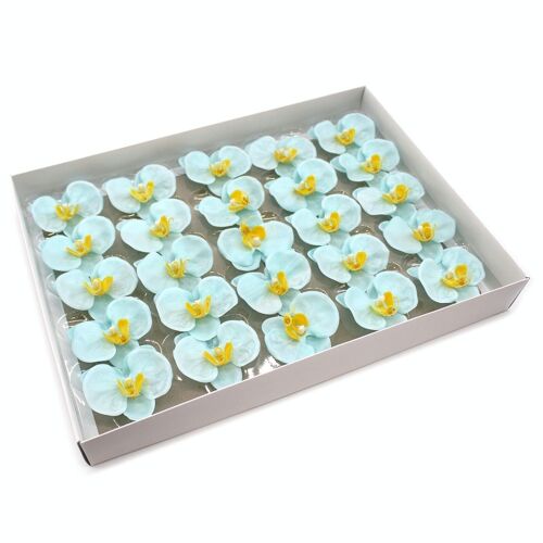 CSFH-79 - Craft Soap Flower - Orchid - Blue - Sold in 25x unit/s per outer