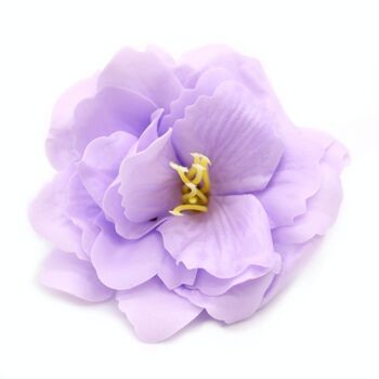 CSFH-83 - Fleur de savon artisanal - Petite pivoine - Violet - Vendu en 50x unité/s par extérieur 5