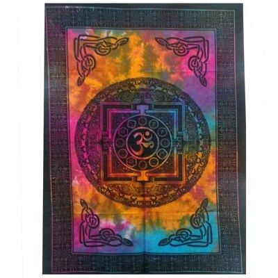 CWA-07 - Cotton Wall Art - Sacred OM - Sold in 1x unit/s per outer