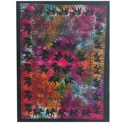CWA-08 – Baumwollwandkunst – Elefanten-Mandala – Verkauft in 1 Einheit/en pro Außenhülle