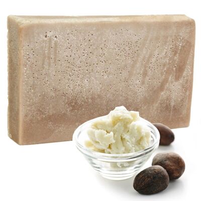 DBSoap-08 – Double Butter Luxury Soap Loaf – Holzige Öle – Verkauft in 1x Einheit/en pro Außenhülle