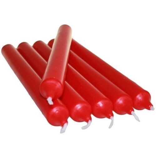 DCBulk-01 - Bulk Dinner Candles - Red - Sold in 100x unit/s per outer