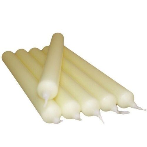 DCBulk-08 - Bulk Dinner Candles - Ivory - Sold in 100x unit/s per outer