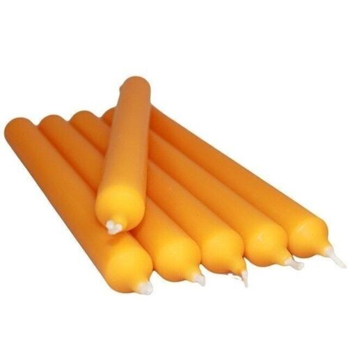 DCBulk-13 - Bulk Dinner Candles - Bright Orange - Sold in 100x unit/s per outer