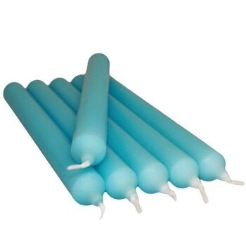 DCBulk-26 - Bougies de dîner en vrac - Turquoise - Vendu en 100x unité/s par extérieur 1