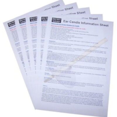 EarC-05 - Ear Candle Leaflets - Sold in 100x unit/s per outer