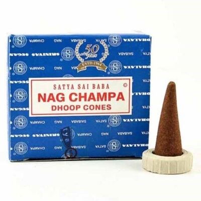 EID-27 - Nagchampa Dhoop Cones - Vendido en 12x unidad/es por exterior