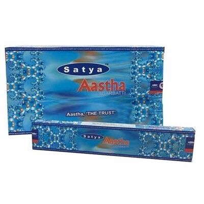 EID-36 - Aastha Incense - 15g packs - Sold in 12x unit/s per outer