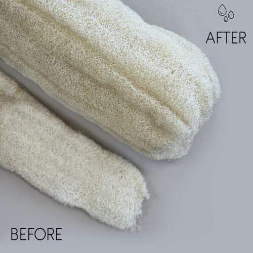 ELLoofah-02 - Egyptian Luxury Whole Loofah - Compressed - 50-60cm - Sold in 10x unit/s per outer