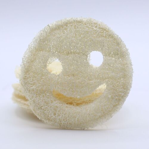 ELLoofah-07 - Whole Loofah Smiley Face - Sold in 12x unit/s per outer