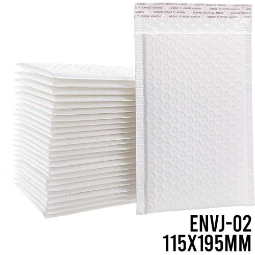 EnvJ-02 - Jiffy Airkraft White AK00 - 115x195mm - Sold in 100x unit/s per outer