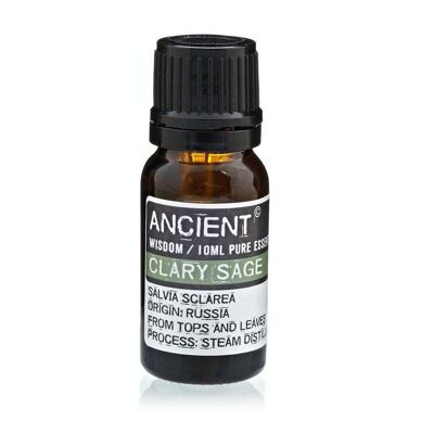 EO-07 - 10 ml di olio essenziale di salvia sclarea - Venduto in 1x unità/i per esterno