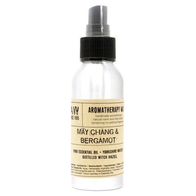 EOM-03 - Essential Oil Mists 100ml - May Chang & Bergamot - Sold in 1x unit/s per outer