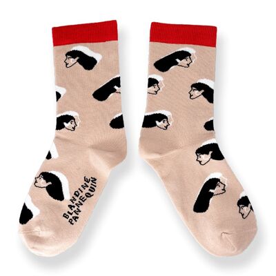 Blandine Pannequin #3 Frauenköpfe Socken