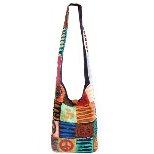EPB-01 - Classic Peace Sling Bags (asst des) - Sold in 1x unit/s per outer