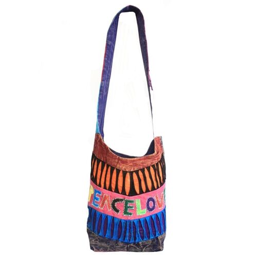 EPB-03 - Peace & Love Bags (asst des) - Sold in 1x unit/s per outer