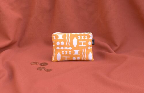 Apricot Pankaj print pouches