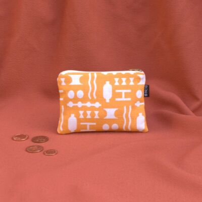 Apricot Pankaj print pouches