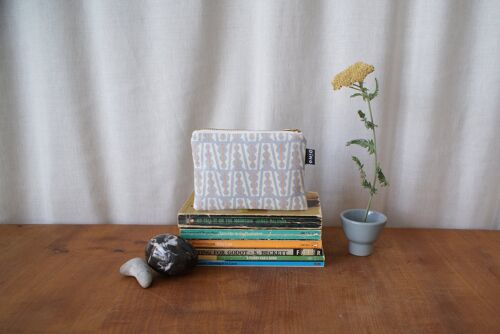 Silver Grey Woolsthorpe Linen Pouches