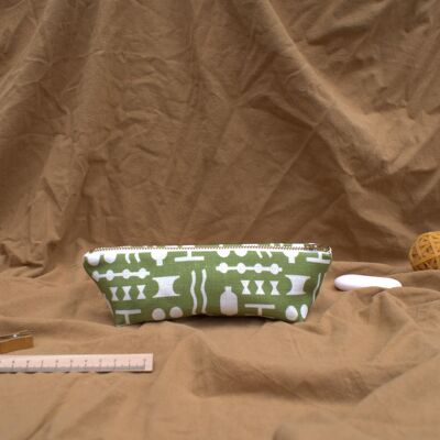 Olive Lechlade print pencil case