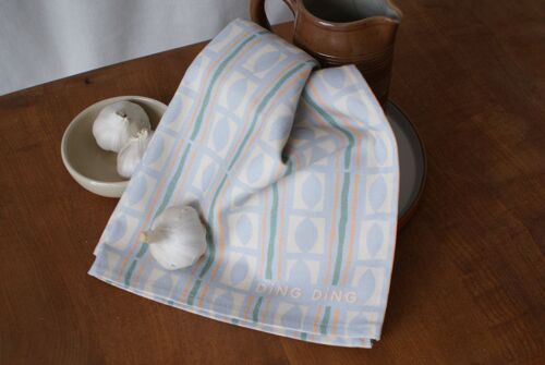 Tea towel in Powder Blue Cotton