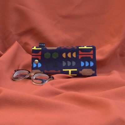 Glasses/Sunglasses case in Midnight Pilot print