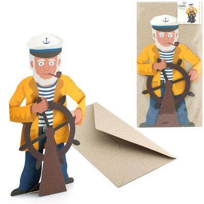 Capitaine de carte de type 3D