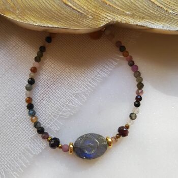 Bracelet Tourmaline, Labradorite - Nayana 1