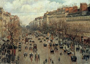 Affiche Camille Pissarro - Boulevard Montmartre 1