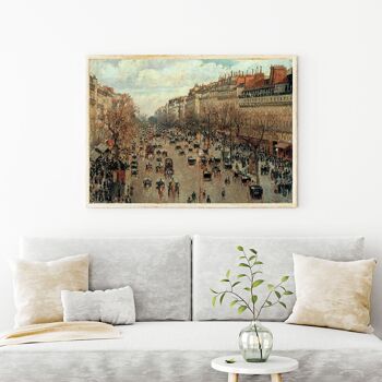 Affiche Camille Pissarro - Boulevard Montmartre 2