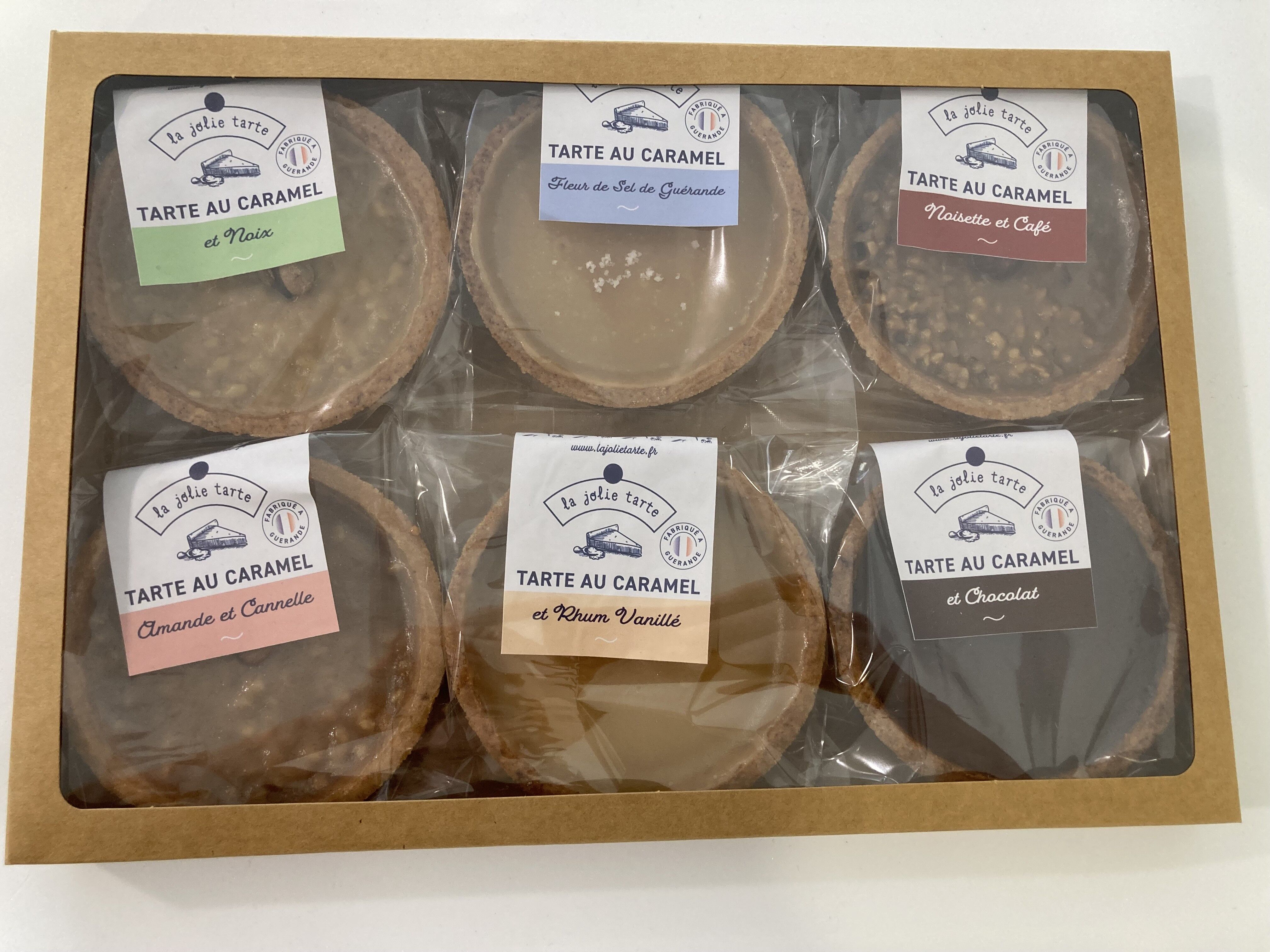 Gift box of 6 DUO tarts