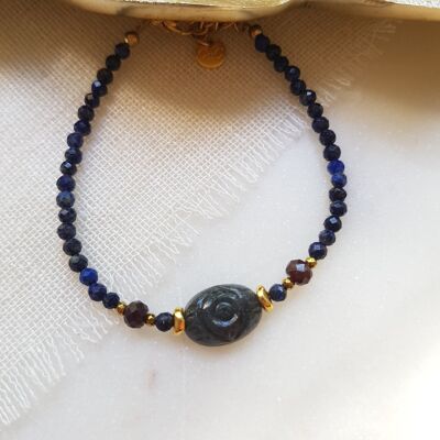 Bracelet Lapis lazuli, Labradorite - Nayana