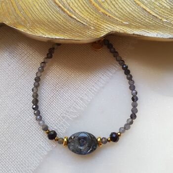 Bracelet Iolite, Labradorite - Nayana 3