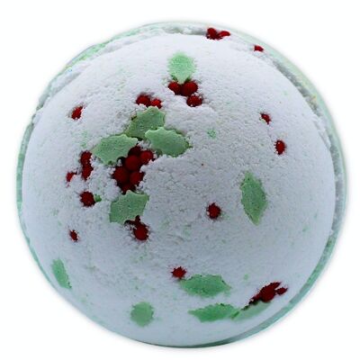FBB-08 - Christmas Bath Bomb - Holly Berry & Mistletoe - Sold in 16x unit/s per outer