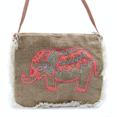 FFB-02 - Fab Fringe Bag - Elephant Embroidery - Sold in 1x unit/s per outer
