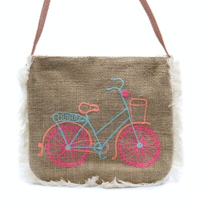 FFB-04 - Fab Fringe Bag - Bicycle Embroidery - Sold in 1x unit/s per outer