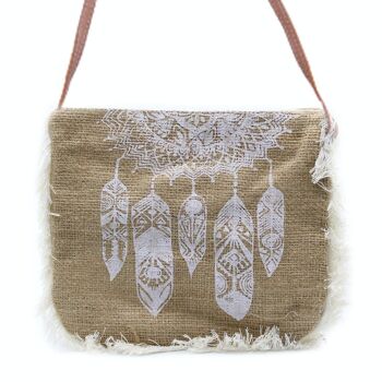 FFB-06 - Fab Fringe Bag - Dream Catcher Print - Vendu en 1x unité/s par extérieur 1