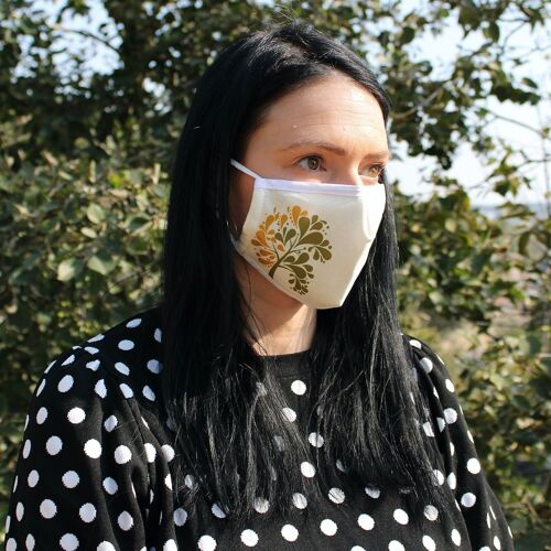 FFM-26 - Reusable Fashion Face Covering - Golden Tree (Adult) - Sold in 1x unit/s per outer